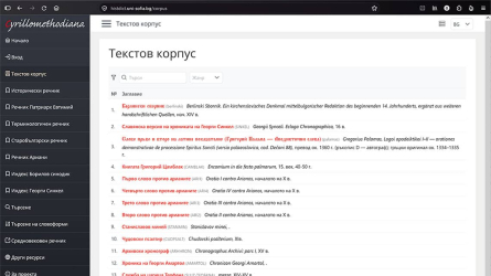 Histdict - текстов корпус